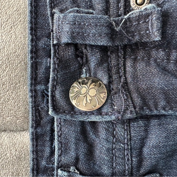 Urban Heritage Dark Denim Skirt - Picture 3 of 4